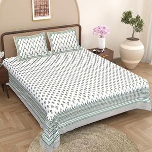 Juego de sábanas moderno de 3 piezas 100% algodón, juego de ropa de cama con estampado personalizado, juego de funda de edredón a la moda, tamaño King, sábanas y fundas de almohada. - Product Image 2