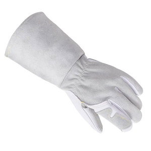 Heavy Duty Reinforced Men's Leather Work <b>Gloves</b> 100% Breathable Top Quality Safety Work <b>Gloves</b> For Sale - Product Image 2