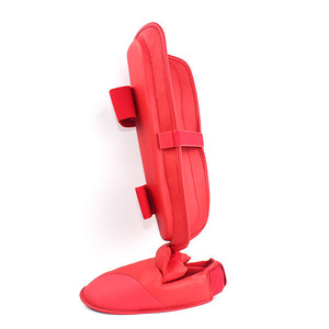 Protège-tibias de karaté à prix de gros, équipement de protection des jambes et des pieds pour le karaté et le kick-boxing, protège-tibias de karaté AI-SG-903 - Product Image 2