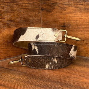 กระเป๋าหนังวัวแบบตะวันตกสำหรับเปลี่ยนสายกล้องและสายกีตาร์พร้อมห่วงทองเหลืองโบราณ - Product Image 2