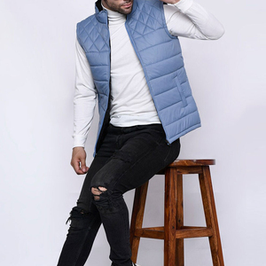 New Wholesale Puffer Vest Men <b>Quilted</b> <b>Winter</b> Padded Sleeveless Jackets for Casual Men and Women Sleeveless Puffer Jacket - Product Image 2