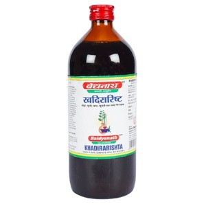 Soin anti-âge pour le visage à base de plantes Khadirarishta Baidyanath pour tous types de peau - Product Image 1