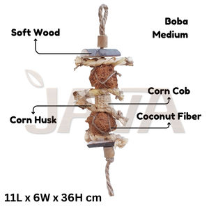 Juguetes de Madera Ecológicos para Pájaros Java, para Pájaros Boba M - Product Image 2