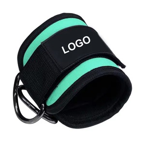 Padded Neoprene Ankle Straps Cable <b>Machine</b> Attachments Leg <b>Glute</b> Kickbacks Workout Fitness Exercise Foot Belt Cuffs Adult Pack - Product Image 1