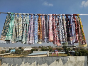 Pareo de Algodón Estampado a Mano, Calidad de Exportación, Bufanda de Playa India, Dupatta, Fabricante Mayorista - Product Image 5