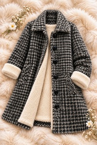Pull en cachemire pour femme avec fourrure à l'intérieur - Product Image 5