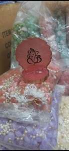 Ídolo de Resina del Dios Ganesha Hecho a Mano, Decoración Espiritual Rosa para el Hogar, Oficina y Tablero de Auto, Estatua de Ganesha en Resina - Product Image 2