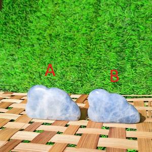 Cristal de Calcita Azul Natural Chakralume, Tallado a Mano, Piedra Curativa para Meditación, Reiki, Decoración Energética de Chakras - Product Image 5