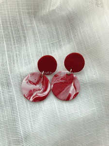 Pendientes Colgantes de Luna Clásicos de Resina para Boda, Artesanía SAMI, Modelo 671 - Product Image 4