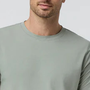 T-shirt pour homme à col rond, design streetwear et outdoor, doux et confortable, service OEM, couleur unie, collection 2026 - Product Image 2