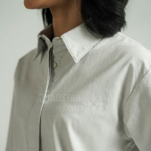 Ropa Casual Sostenible para Mujer, Tops Ligeros 100% Algodón, Material Duradero, Diseño Simple, Logotipo Frontal, Antiarrugas, Transpirable - Product Image 6