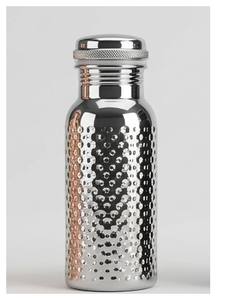 Best Selling Eco Friendly 2-Piece Copper Water Bottles Blue Double Tone Finish Hexagon Pattern Modern Design Portable Travel - Product Image 5