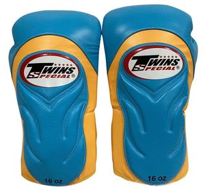 Guantes de Boxeo TWINS Profesionales para Muay Thai, Entrenamiento, Sparring, Combate, Transpirables, con Cierre de Velcro, Modelo RL-BG-176 - Product Image 1
