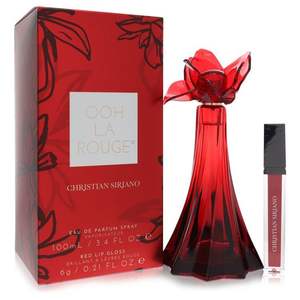 Ooh La Rouge Eau De Parfum Spray 1 oz Fragancia con 0.21 oz Brillo Labial Rojo Set de Regalo de Maquillaje - Product Image 1