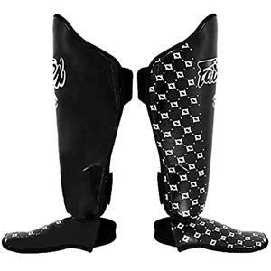 สนับแข้งมวยไทย Fairtex รุ่น Custom Competition น้ำหนักเบา สำหรับมืออาชีพ ลายพิมพ์ดีไซน์พิเศษ หนังวัวแท้ ป้องกันอย่างดี - Product Image 3