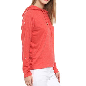 Sweat-shirt ample tendance pour femme, design personnalisé, en polaire unie, vêtement d'entraînement sportif professionnel, nouveau style 2026 - Product Image 2
