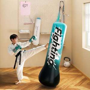 Sac de frappe pour enfants en PVC écologique, personnalisable, cible d'entraînement de boxe pour enfants, rempli de sable, équipement de fitness lourd pour jeunes - Product Image 6