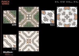 Carreaux de sol numériques haut de gamme pour extérieur, en céramique mate, 300x300mm (30x30cm, 12x12 pouces) pour allées, terrasses et parkings - Product Image 2