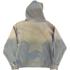 Custom Designed <b>Men's</b> 100% Cotton <b>Fleece</b> <b>Jumper</b> Pull-over Hoodie Embossed 3D Pattern Size 6XL Metal Tip Laces Wholesale Supply - Product Image 2