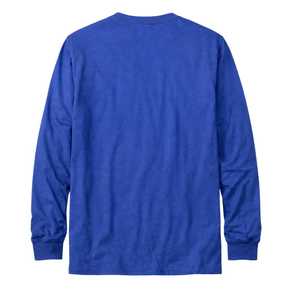 T-shirt bleu à manches longues Jack and Jill avec motif graphique Boy Face Word Collage, confortable et élégant, décontracté, pour les jeunes et les adolescents - Product Image 2
