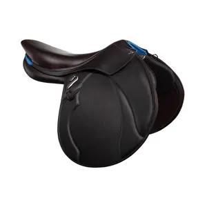 Silla de caballo de cuero de estilo occidental hecha a mano 100%, ropa ecuestre, equitación, productos de Carreras de Caballos ingleses de la India