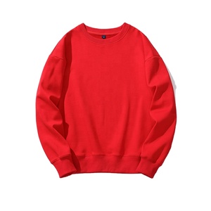 Sweat-shirt à col rond en coton unisexe ODM sweat à capuche en éponge français brodé avec logo personnalisé costume imprimé à motif uni pour hommes hiver - Product Image 1