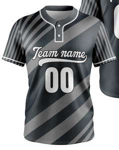 เสื้อเบสบอลแบบสองกระดุม ออกแบบเองได้ ขายส่ง คุณภาพสูง ราคาสมเหตุสมผล - Product Image 6