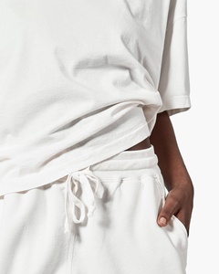 Camiseta de manga corta para mujer, chándal sólido, traje Atlético personalizado para correr de verano, 2021 - Product Image 6