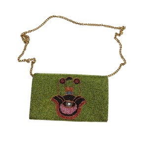 Pochettes à main perlées artisanales de qualité supérieure pour femmes, écologiques, légères, pour soirées, vendues par un fournisseur indien - Product Image 1