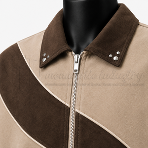 Custom Men’s Short Sleeve Zip <b>Shirt</b> Color Block <b>Patchwork</b> Casual <b>Shirt</b> OEM Private Label Manufacturer - Product Image 6