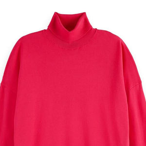Pull tricoté à col rond pour femme, couleur unie, manches longues, coupe régulière, pour l'automne - Product Image 4