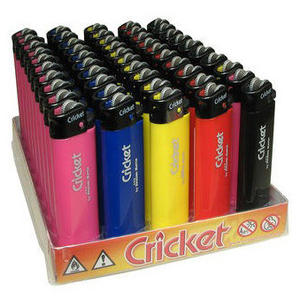 Encendedores de Cricket Desechables/Recargables de Colores en Venta, 50 Unidades por Bandeja - Product Image 5