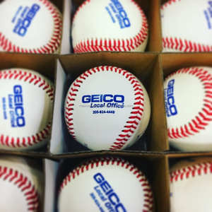 Béisbol de cuero de PVC con serigrafía Artículo promocional de bajo precio con logotipo deprimido - Product Image 5