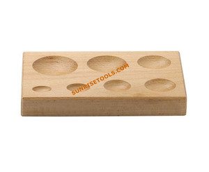 SUNTOOLS/STIPL <b>Iron</b> Dapping Block Oval <b>7</b>-Cavity Irregular Shape Jewelry Mold for Jewelry Making - Product Image 2