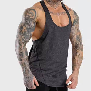 Débardeurs de sport pour hommes en polyester de qualité, pour la remise en forme et la musculation, décontractés, respirants, en maille tricotée, la meilleure tenue de sport - Product Image 5