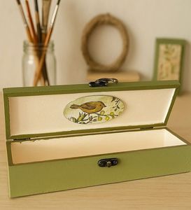 Caja de Madera Pintada a Mano de Calidad de Exportación, Organizador Decorativo para Joyas y Accesorios, Ideal para Regalo, Artesanía Hecha a Mano - Product Image 2