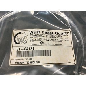 AMAT 0200-00043 QUARTZ, COVER 6", POLY .40 - อุปกรณ์และอะไหล่เซมิคอนดักเตอร์ระดับโลกที่เชื่อถือได้ - Product Image 3