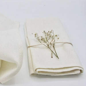 Ensemble de serviettes de table en coton doux réutilisables pour les dîners, les mariages, la décoration de table shabby chic et la décoration de la salle à manger à la maison - Product Image 4