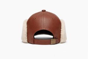 Casquette en cuir pour la conduite et les voyages, design personnalisé, service OEM, séchage rapide, évacuation de l'humidité, activités de plein air, casquette en cuir pour homme et femme adultes - Product Image 2