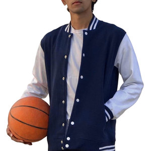 เสื้อแจ็คเก็ต Letterman Varsity แบบสั่งทำพิเศษสำหรับผู้ชาย สำหรับสโมสรกีฬา โรงเรียน และองค์กรต่างๆ เสื้อแจ็คเก็ตเบสบอล Varsity น้ำหนักเบาสำหรับผู้ชาย - Product Image 1