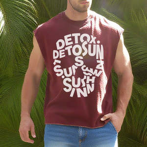 Camiseta sin mangas personalizada para hombre, chaleco deportivo para culturismo, camiseta de algodón acanalado para hombre - Product Image 3