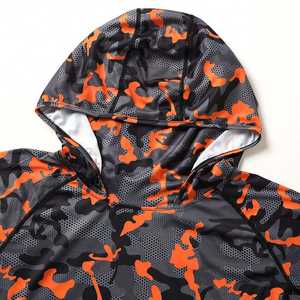 Camiseta de Pesca con Capucha de Manga Larga, Personalizada de Fábrica, con Impresión por Sublimación, Secado Rápido, Transpirable, UPF50+ - Product Image 5