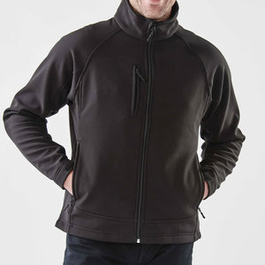 Veste en polaire rouge pour homme, col zippé, respirante, décontractée, pour l'automne, coupe classique, en polyester - Product Image 3