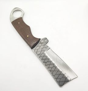 Couteaux de cowboy de qualité industrielle OEM à prix abordable avec étui en cuir - Couteau de boucher en acier au carbone forgé à la main de 8,5 pouces - EDC - Product Image 3