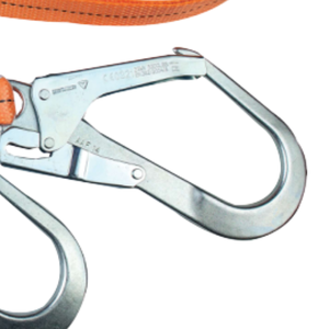 Lanière antichoc Delta Plus AN219ADD, absorbeur d'énergie, polyester, boucle à connexion rapide, capacité de 130 kg, longueur réglable - Product Image 2