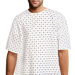 Batas de paciente profesionales de calidad premium, de polialgodón, personalizadas para hospital, unisex, suaves y cómodas, para detección de agujas, personalizables. - Product Image 3