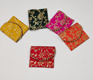 Designer Wedding Shagun <b>Envelope</b> for Cash Gift <b>Money</b> Holder Traditional Return Gift Cover Pouch for Women Girls Ethnic Festive - Product Image 2
