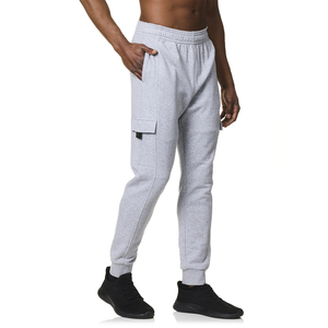 Pantalones Deportivos Lisos para Hombre, Color Blanco, Pantalones Deportivos para Gimnasio, para Correr, con Bolsillos - Product Image 3