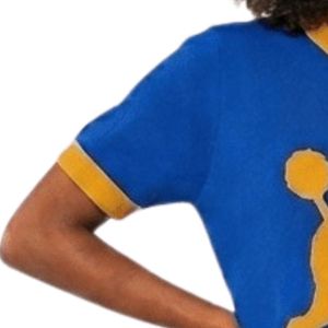 Jupe plissée bleue pour femme Sigma Gamma Rho, longueur genou, boutonnée, tenue de sororité grecque personnalisée, OEM ODM - Product Image 6