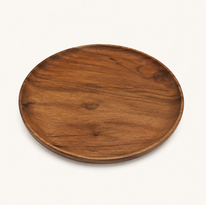 Handcrafted Acacia Wood Modern Customizable Charger <b>Plates</b> Eco-Friendly Sustainable Wooden Dinner <b>Plates</b> Luxury Wedding <b>Decor</b> - Product Image 2